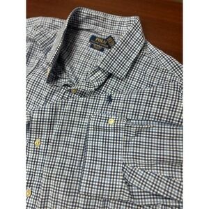Polo Ralph Lauren Check L/S‎ Button Down Shirt Mens Size XXL Pony Business